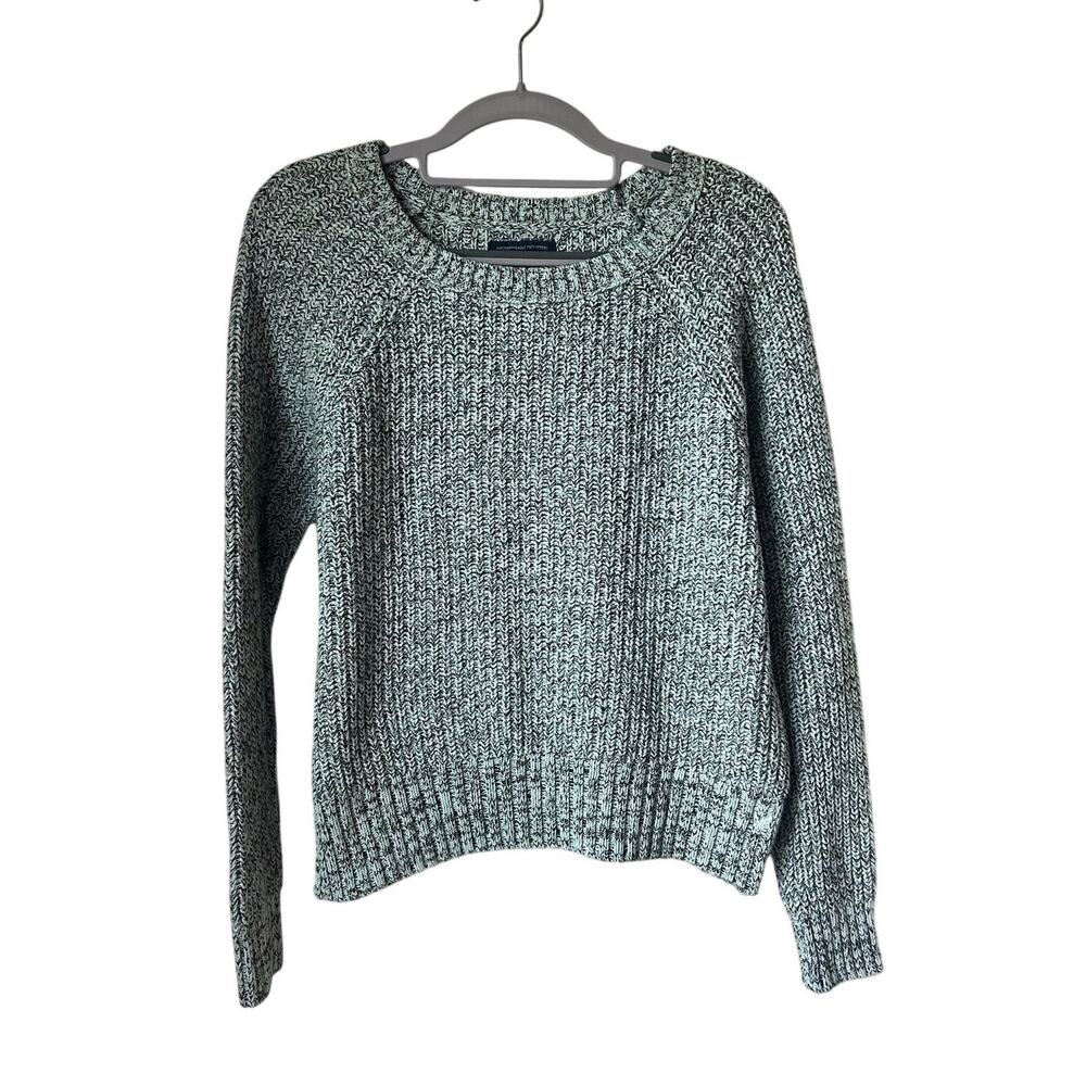 American Eagle Green and Black Sweater - Large
